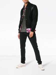 saintlaurent Saint Laurent Varsity jacket - Zwart