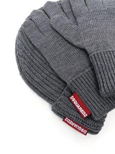 Dsquared2 set-of-two wool beanie - Grijs