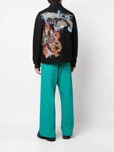 Maharishi Wikkeljack met logo - Zwart