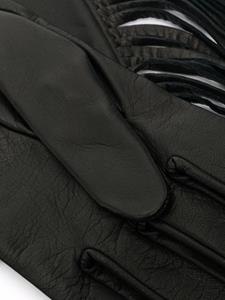 Leren handschoenen - Zwart