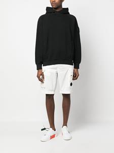 c.p.company C.P. Company Shorts met logoplakkaat - Wit