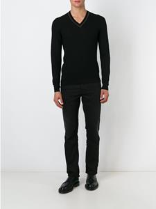 Gucci stonewashed classic jeans - Zwart