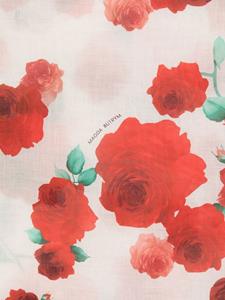 magdabutrym Magda Butrym Sjaal met bloemenprint - Beige