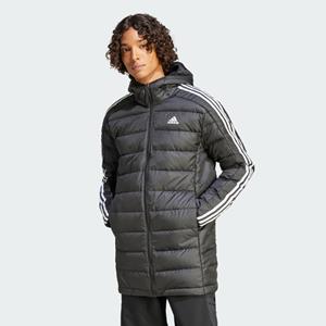 Adidas Essentials 3-Stripes Light Donsparka met Capuchon