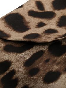 dolce&gabbana Dolce & Gabbana Handschoenen met luipaardprint - Bruin