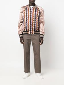 valentinogaravani Valentino Garavani Bomberjack met geometrische print - Beige