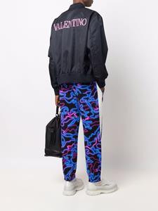 valentinogaravani Valentino Garavani Bomberjack met print - Blauw