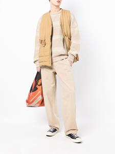 visvim Bodywarmer met ceintuur - Bruin