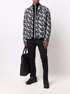 Stone Island Shadow Project Bomberjack met print - Zwart