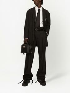dolce&gabbana Dolce & Gabbana Pantalon van katoen-zijde - Zwart