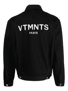 VTMNTS Denim jack - Zwart