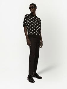 dolce&gabbana Dolce & Gabbana Pantalon met geborduurd logo - Zwart