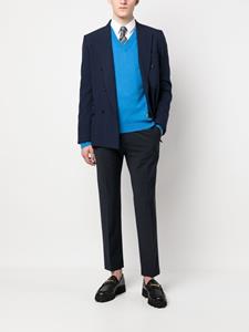dolce&gabbana Dolce & Gabbana Pantalon met geborduurd logo - Blauw