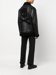 philippplein Philipp Plein Portemonnee met doodskopprint - Zwart