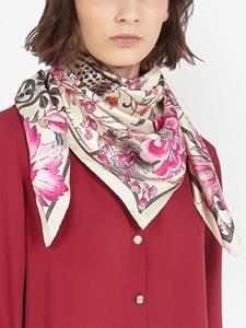 Zijden foulard - Roze