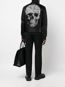 philippplein Philipp Plein Leren bomberjack - Zwart