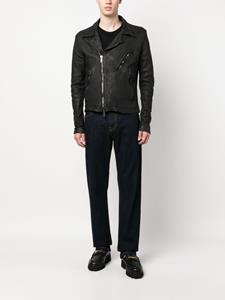 Leren jack - Zwart
