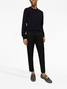 dolce&gabbana Dolce & Gabbana Pantalon met logo-reliëf - Zwart