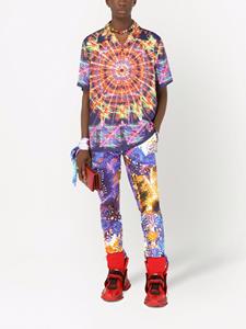 dolce&gabbana Dolce & Gabbana Pantalon met print - Blauw