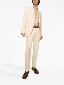 dolce&gabbana Dolce & Gabbana Geplooide pantalon - Beige
