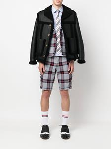 thombrowne Thom Browne Pilotenjack met lammy afwerking - Blauw