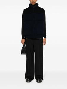sacai Wollen bodywarmer - Zwart
