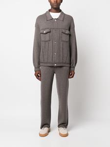 Barrie Broek met contrasterend stiksel - Bruin