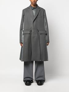 Sacai Trenchcoat met trekkoord - Grijs