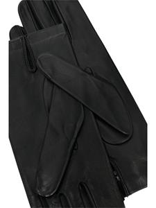Leren handschoenen - Zwart