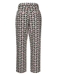 CLOT Broek met grafische print - Zwart