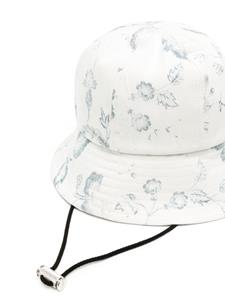 ERDEM Vissershoed met bloemenprint - Wit