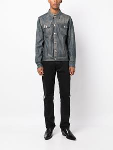 privatestock Private Stock Shirtjack met gerafeld effect - Blauw