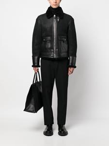 tomford TOM FORD Leren jack - Zwart