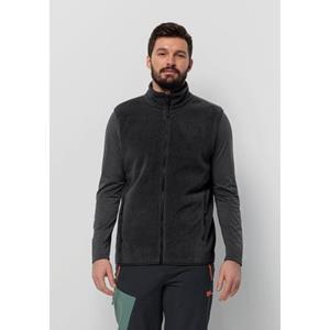 Jack Wolfskin - Waldsteig Full Zip Vest - Fleecebodywarmer, zwart