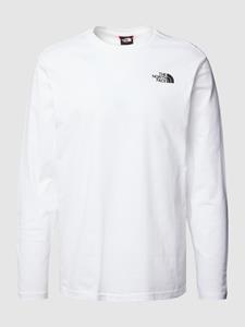 The North Face Red Box Tee LS Top Wit/Zwart