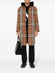 Burberry Geruite jas - Bruin