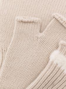 Barrie Vingerloze handschoenen - Beige