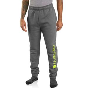 Relaxed Fit Midweight Tapered Graphic Carbon Heather Sweatpants Heren
