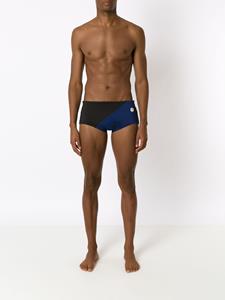 amirslama Amir Slama Zwembroek met colourblocking - Blauw