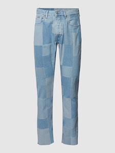Pepe Jeans Relaxed fit jeans met ruitmotief, model 'Callen'