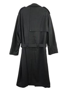 Yohji Yamamoto K-Chin trenchcoat met overslag - Zwart