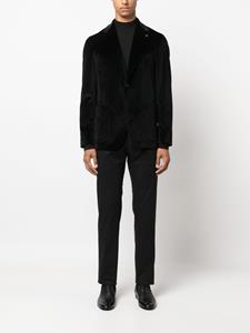 Blazer met enkele rij knopen - Zwart