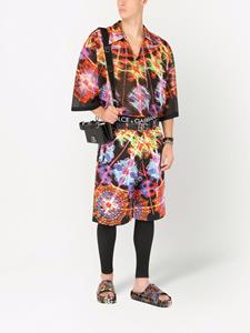 dolce&gabbana Dolce & Gabbana Shorts met print - Zwart