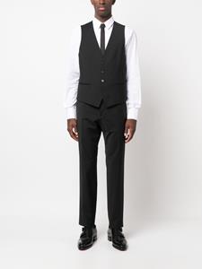 BOSS Gilet van katoenblend - Zwart