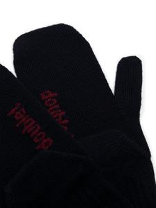 Handschoenen met geborduurd logo - Blauw