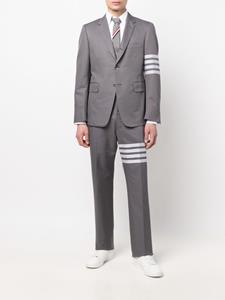 Thom Browne Pantalon met vier strepen - Grijs