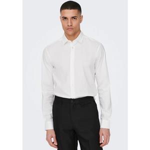 ONLY & SONS Overhemd met lange mouwen ONSANDY SLIM EASY IRON POPLIN SHIRT