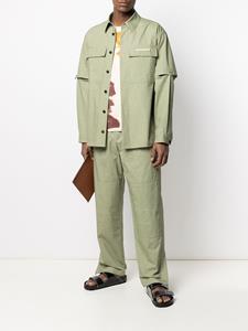 Jil Sander Elastische broek - Groen