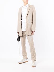 Doublet Blazer met enkele rij knopen - Bruin