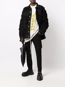 rickowensdrkshdw Rick Owens DRKSHDW Denim jack - Zwart